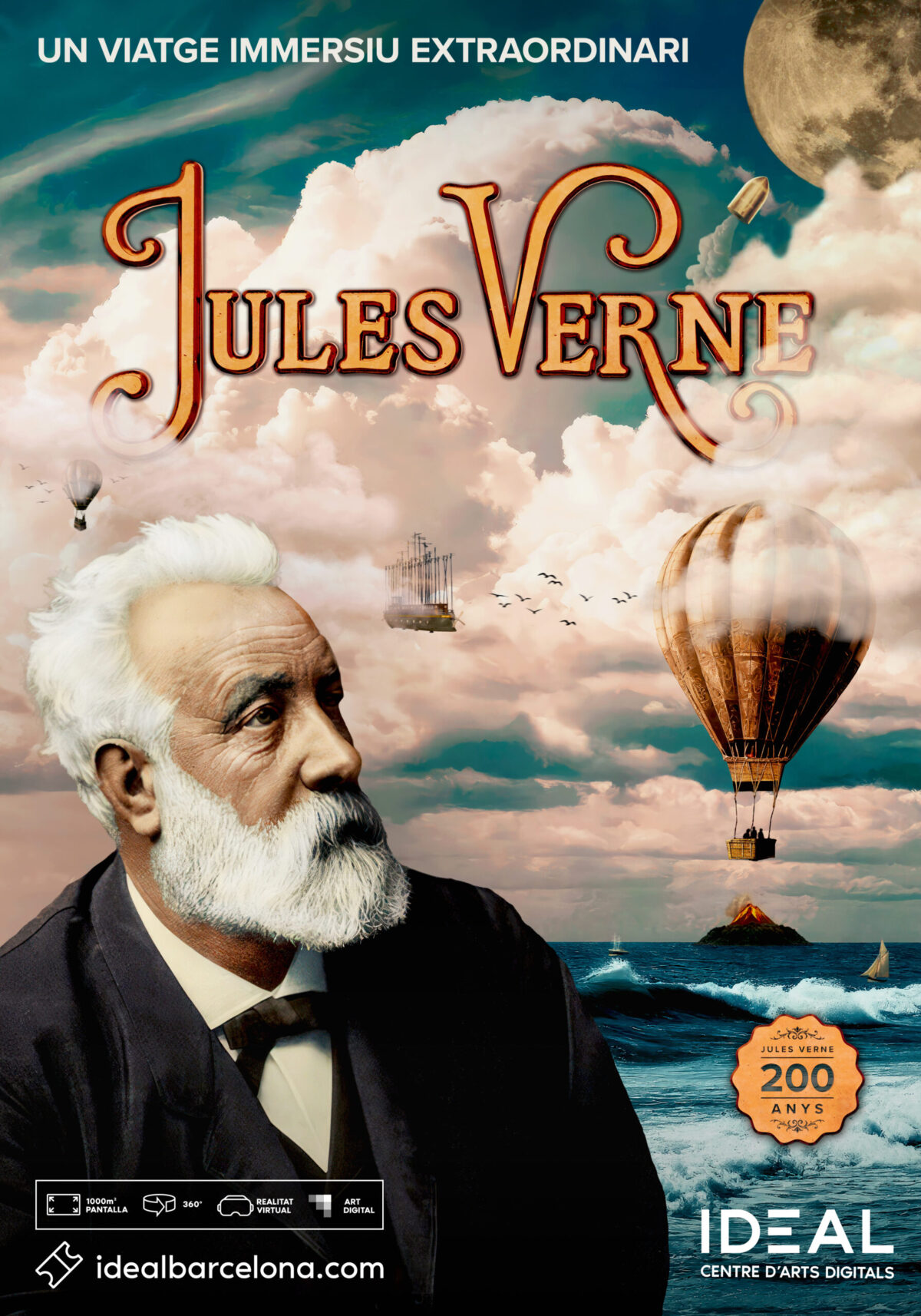 IDEAL Barcelona presenta Jules Verne 200 la experiencia inmersiva más ...